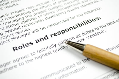 Image showing roles and responsibilities in Trusts